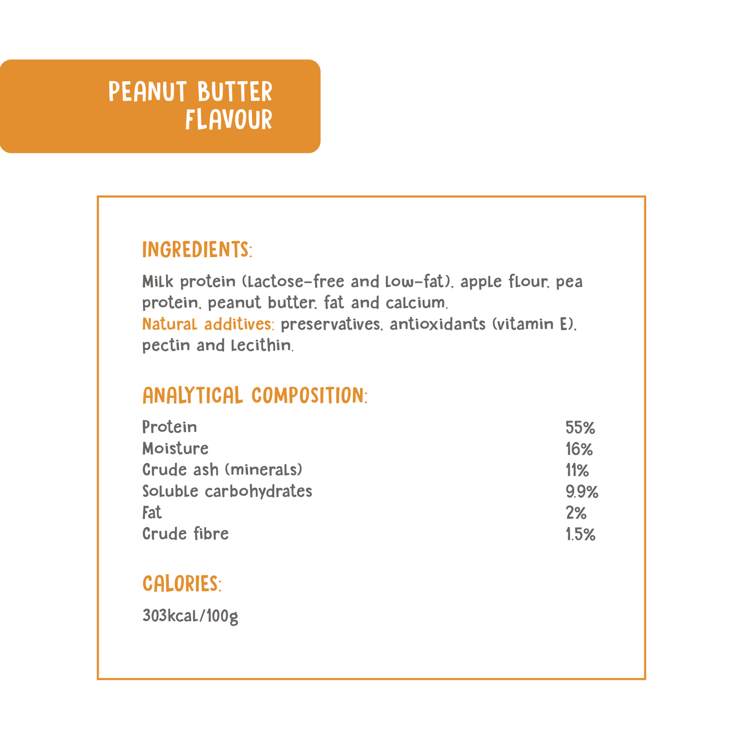 Plutos Cheese & Peanut Butter Chew — product size comparison, functional natural casein dog chew