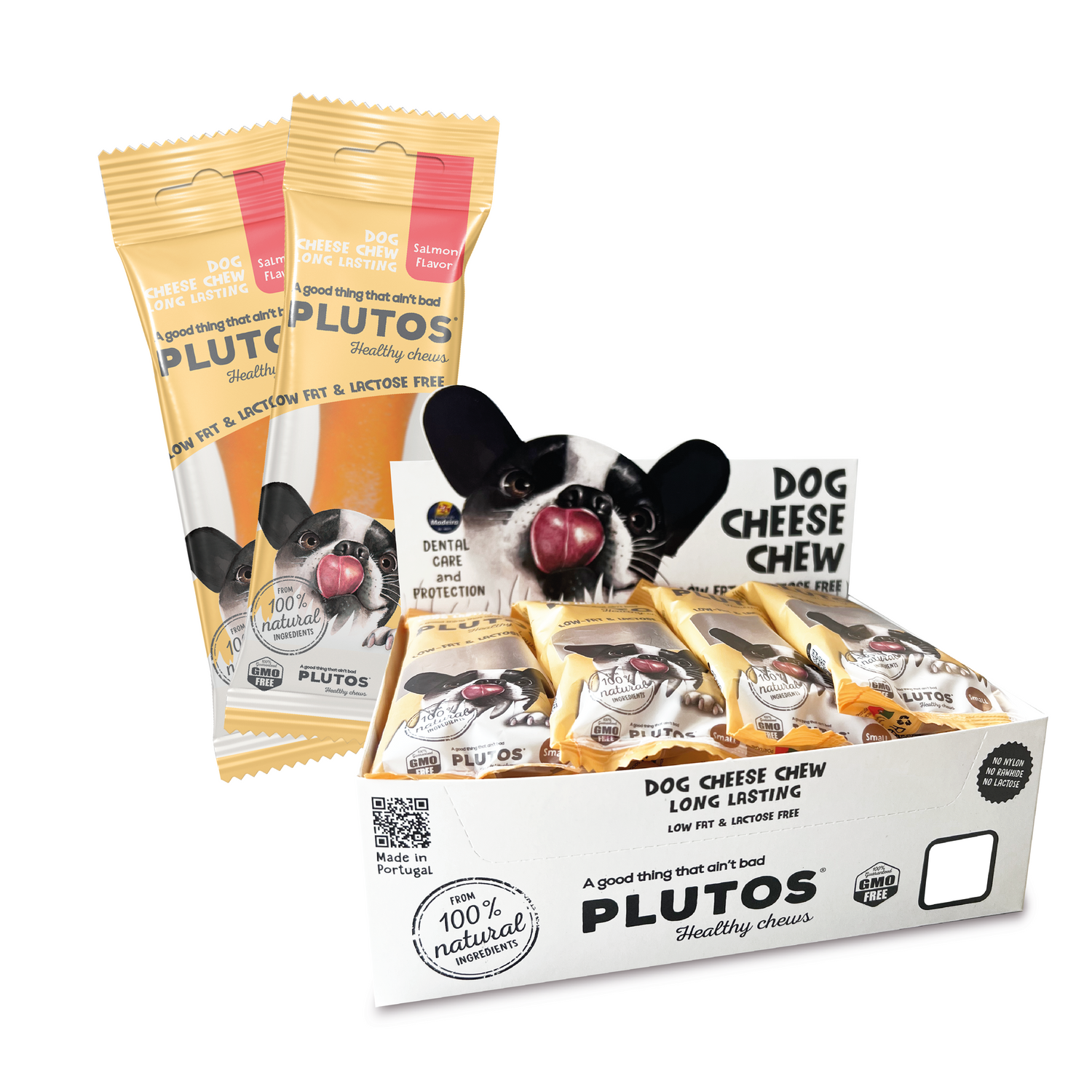 Plutos functional natural dog chew — brand illustration