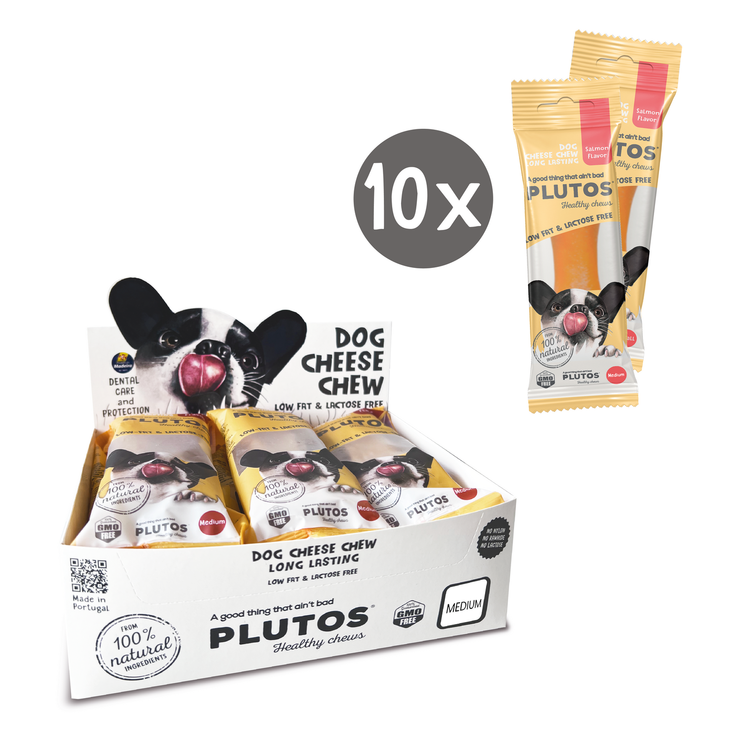 Plutos functional natural dog chew — brand illustration