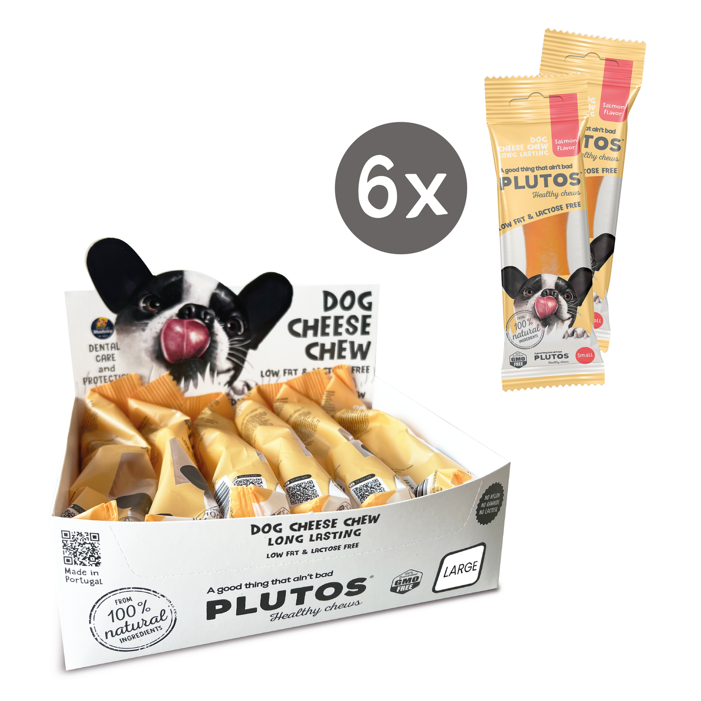 Plutos functional natural dog chew — brand illustration