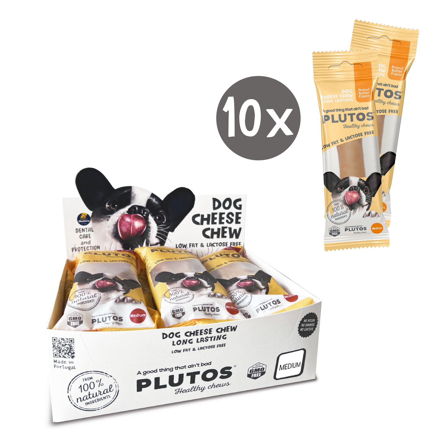 Plutos functional natural dog chew — brand illustration