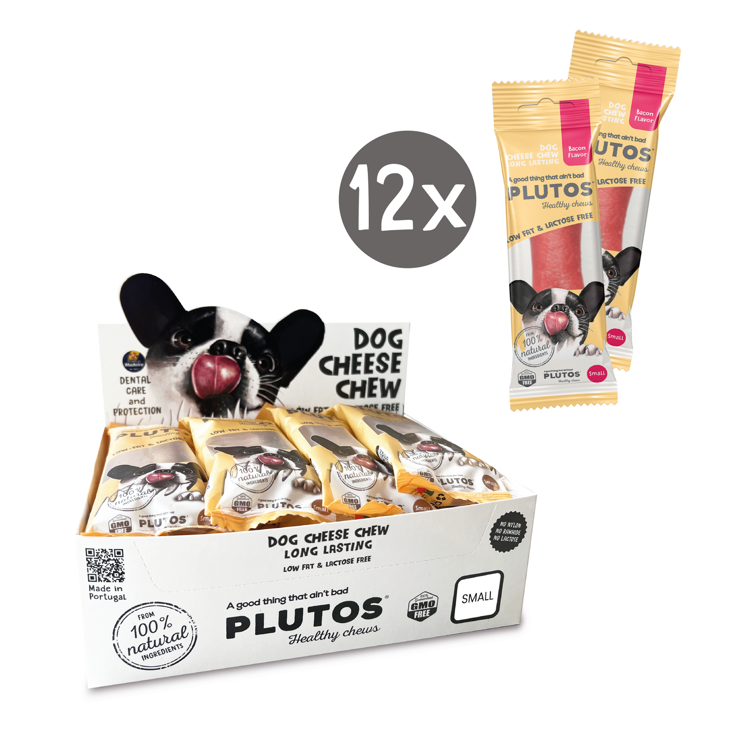 Plutos Dog Cheese Chew | Box Small, Medium, Large & Extra Large