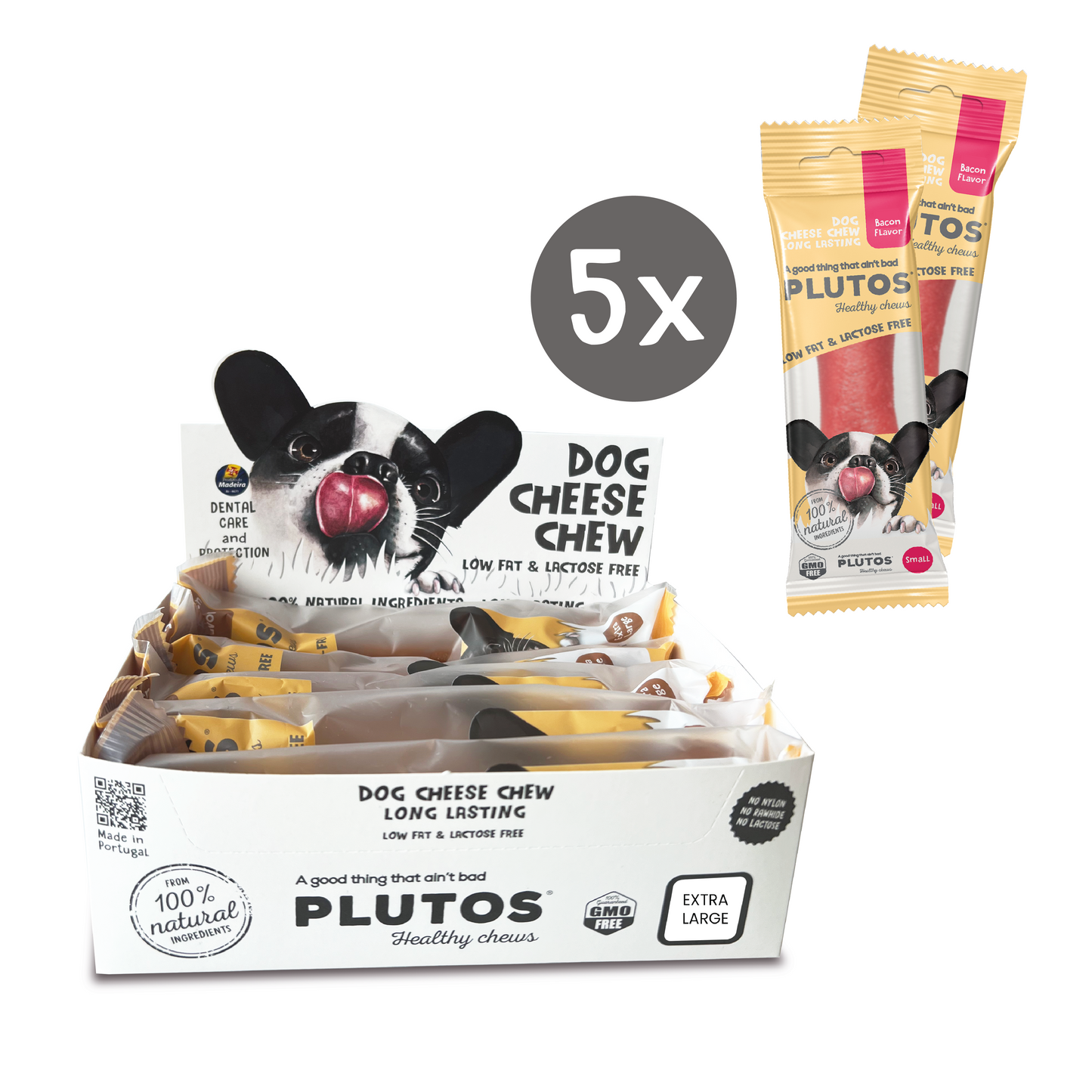 Plutos Dog Cheese Chew | Box Small, Medium, Large & Extra Large