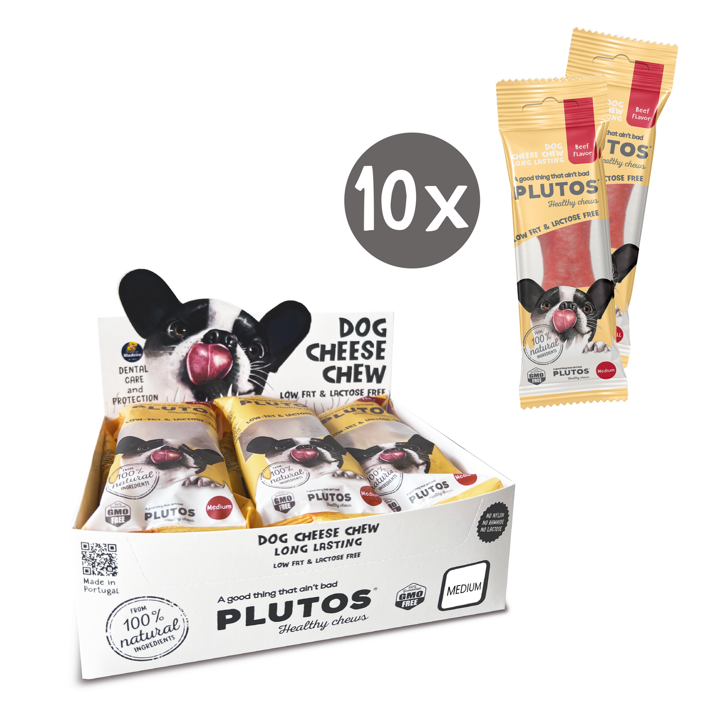 Plutos Dog Cheese Chew | Box Small, Medium, Large & Extra Large