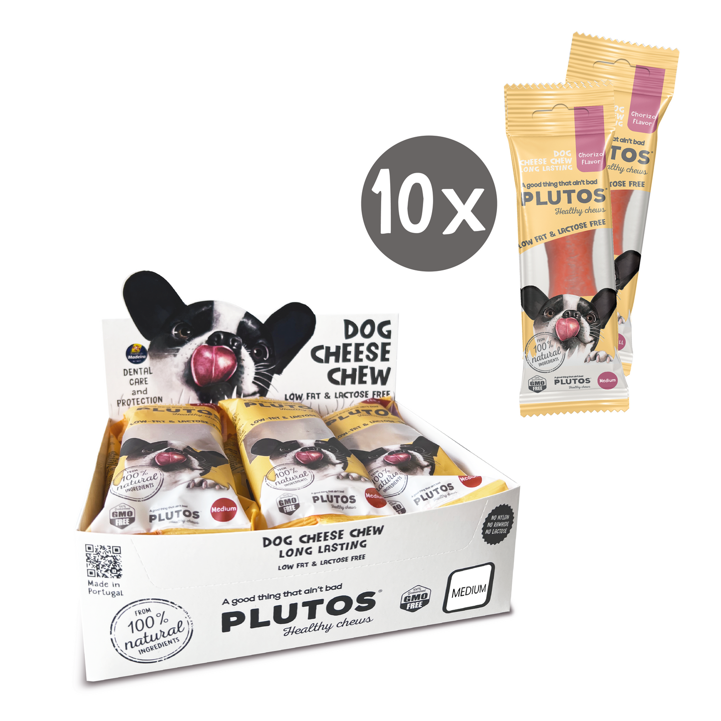 Plutos Dog Cheese Chew | Box Small, Medium, Large & Extra Large