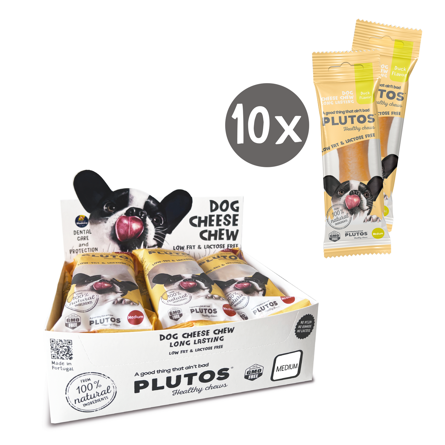 Plutos Dog Cheese Chew | Box Small, Medium, Large & Extra Large