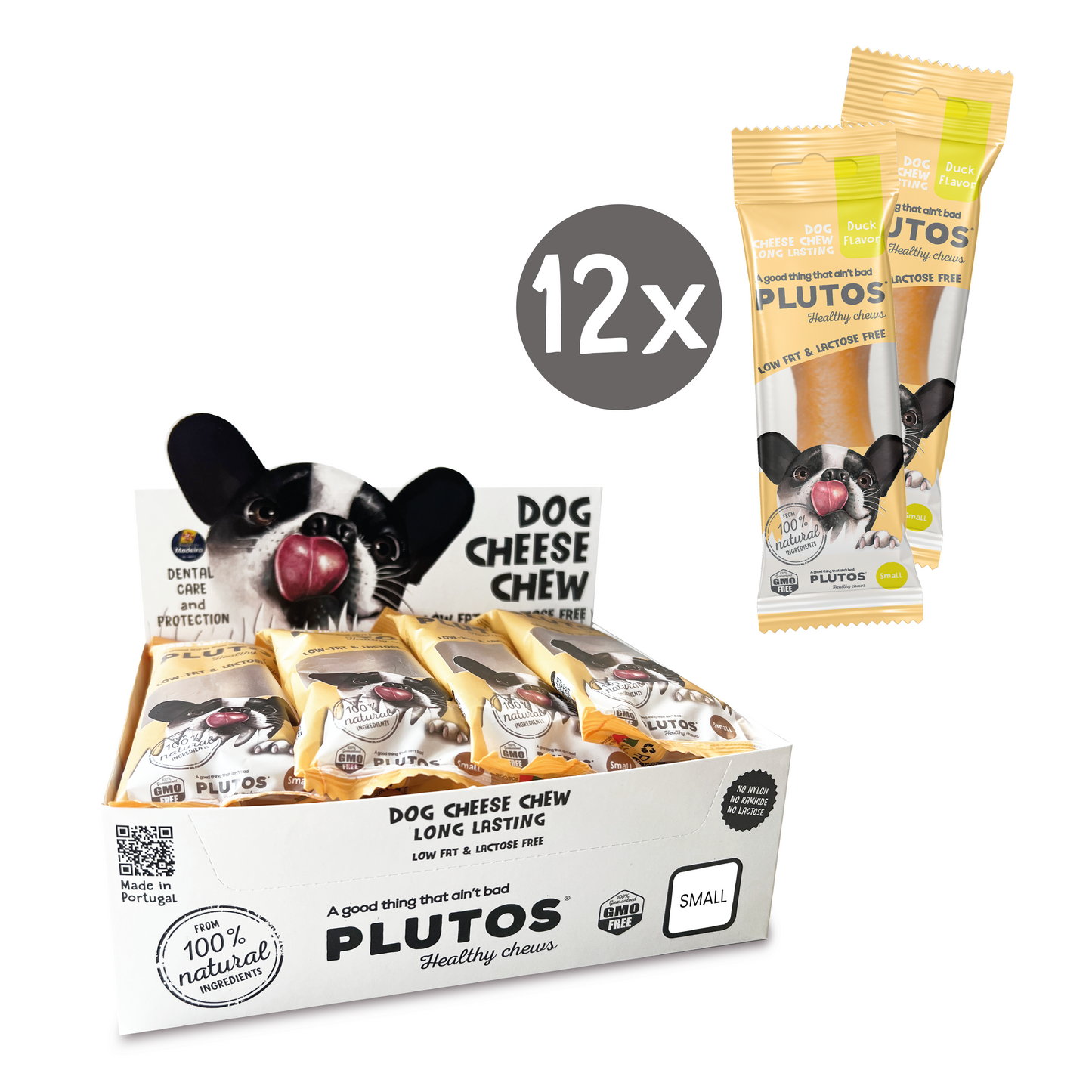 Plutos functional natural dog chew — brand illustration